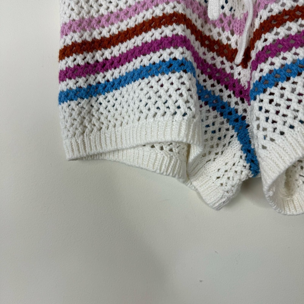 L*Space On The Horizon Striped Shorts Swim Cover-Up NWT Size Large - Picture 5 of 7